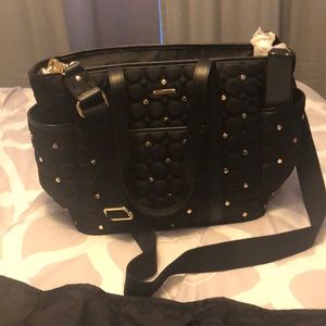 New Rebecca Minkoff Marissa black studded baby bag